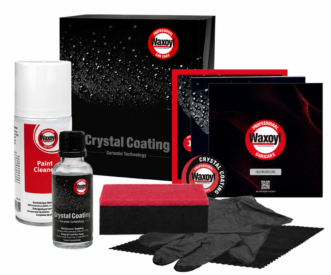 Waxoyl Crystal Coating Komplett-Set 30ml